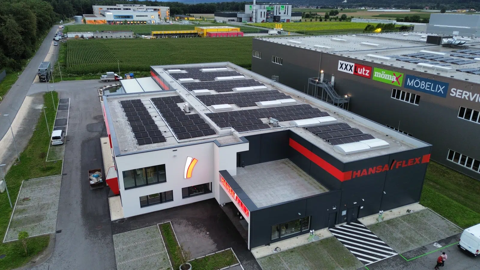 PV-Anlage Betriebsstätte HANSA FLEX